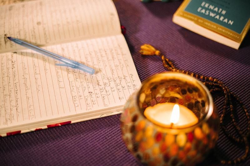 books on a table